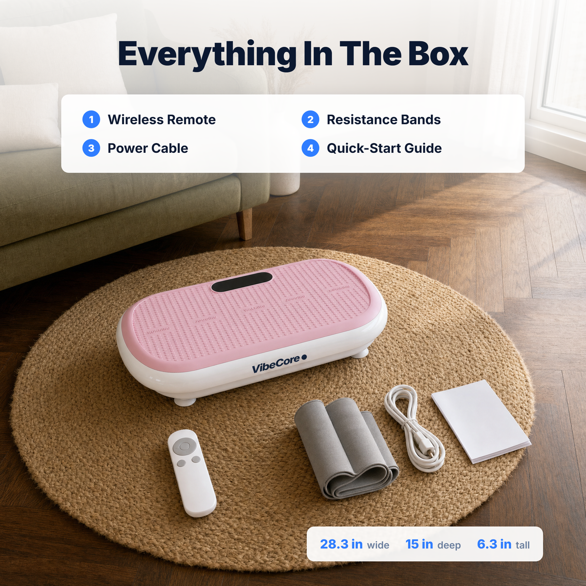 VibeCore Power Plate - Pink