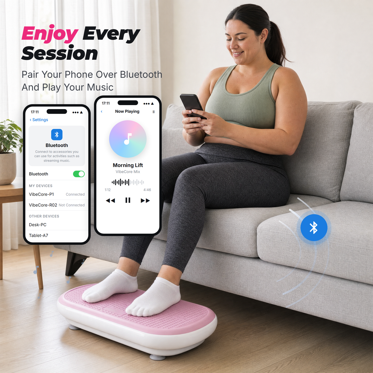 VibeCore Power Plate - Pink